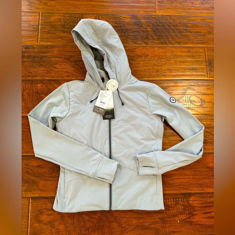 Vuori- Chill Out Full Zip Chalk Blue